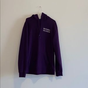 H&M MEN’S NOCTURNAL UNIVERSE PURPLE HOODIE